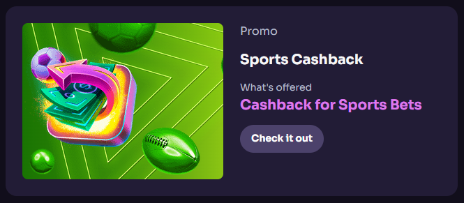 Sports Cashback Angebot