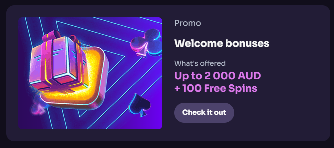 Welcome Bonus – bis zu 2000 + 100 Freispiele