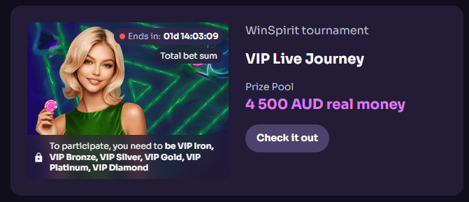 VIP Live Journey Turnier