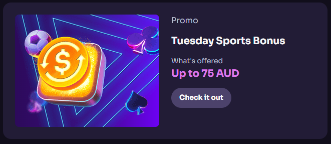 Tuesday Sports Bonus